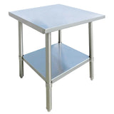Omcan - All Stainless Steel Work Table with Undershelf - 30" Deep