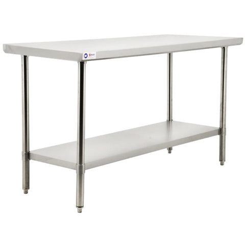 Omcan - All Stainless Steel Work Table with Undershelf - 30" Deep