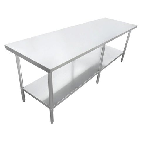 Omcan - All Stainless Steel Work Table with Undershelf - 30" Deep