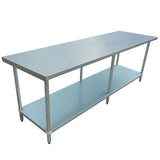 Omcan Elite Series - Stainless Steel Work Table with Undershelf - 24" Deep
