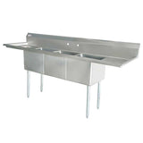 Omcan - Three Compartment Sink