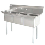Omcan - Three Compartment Sink