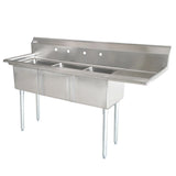 Omcan - Three Compartment Sink
