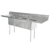 Omcan - Three Compartment Sink