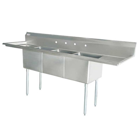 Omcan - Three Compartment Sink
