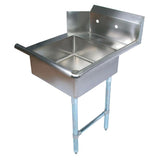 Omcan - Stainless Steel Soiled Dish Table with 1 Sink