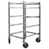 Omcan 31755 - 5-Tier Mobile Stainless Steel Universal Lug Rack