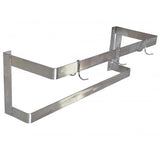 Omcan - Wall-Mounted Stainless Steel Pot Rack - 12" Deep
