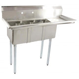 Omcan - Three Compartment Sink