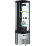 Omcan RS-CN-0400-R - 27" Floor Model Full Service Refrigerated Bakery Case - 14 Cu. Ft.