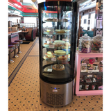 Omcan RS-CN-0400-R - 27" Floor Model Full Service Refrigerated Bakery Case - 14 Cu. Ft.