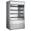 Omcan RS-CN-0700 - 48" Floor Model Open Cooler with Stainless Steel Exterior - 24.7 Cu. Ft.