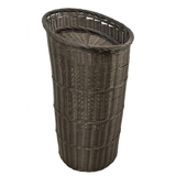 Omcan 41770 - Round Tall Tapered Wicker-Style Basket - Brown