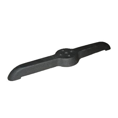 Omcan 43152 - Black Metal Restaurant Table End Base