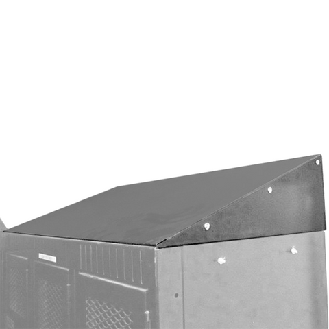 Omcan 43403 - 1 Bank 6 Tier Locker - Black