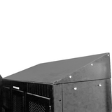 Omcan 43403 - 1 Bank 6 Tier Locker - Black