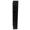 Omcan 43403 - 1 Bank 6 Tier Locker - Black