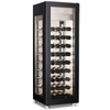 Omcan WC-CN-0400 - Single Zone Wine Cooler with Glass Sides and Black Door - 81 Bottles
