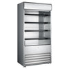 Omcan RS-CN-0530 - 36" Floor Model Open Cooler with Stainless Steel Exterior - 18.7 Cu. Ft.