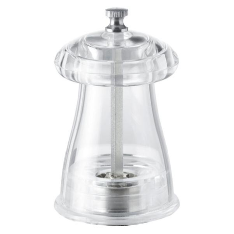 Omcan 43682 - Crystal-Shaped Acrylic Resin Pepper Mill