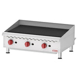 Omcan CE-CN-CBR36 - 36" Gas Radiant Charbroiler - 120,000 BTU