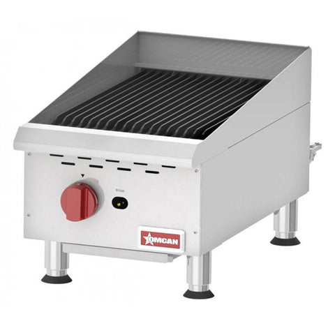 Omcan CE-CN-CBR15 - 15" Gas Radiant Charbroiler - 40,000 BTU