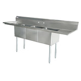 Omcan - Three Compartment Sink