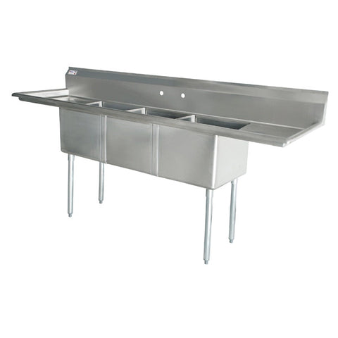 Omcan - Three Compartment Sink