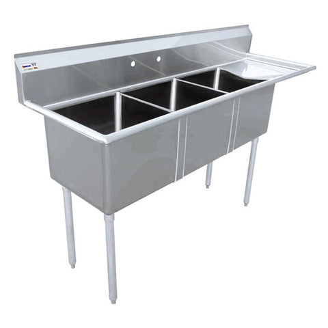 Omcan - Three Compartment Sink