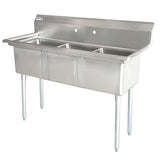 Omcan - Three Compartment Sink