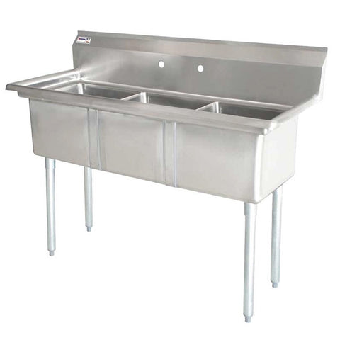 Omcan - Three Compartment Sink