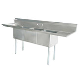 Omcan - Three Compartment Sink