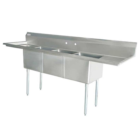 Omcan - Three Compartment Sink
