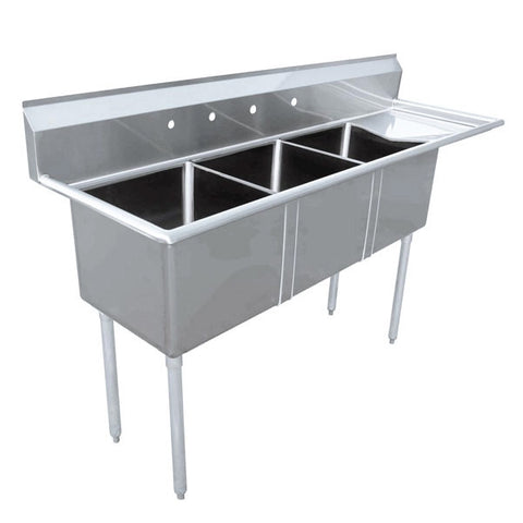 Omcan - Three Compartment Sink