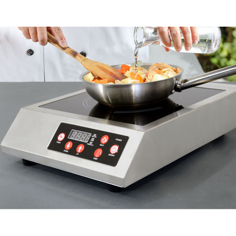 Omcan CE-CN-1800 - 11" Commercial Induction Cooker - 120v, 1800w