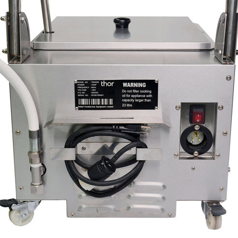 Omcan OF-CN-0030 - Mobile Fryer Oil Filtration System - 23-Litre Capacity