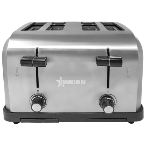 Omcan CE-CN-0003-A - Four Slot Commercial Pop-Up Toaster - Light Duty