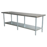 Omcan - All Stainless Steel Work Table with Undershelf - 24" Deep