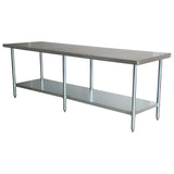 Omcan - All Stainless Steel Work Table with Undershelf - 30" Deep