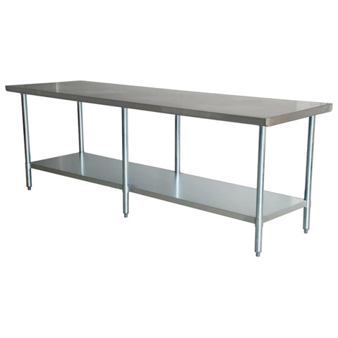 Omcan - All Stainless Steel Work Table with Undershelf - 30" Deep