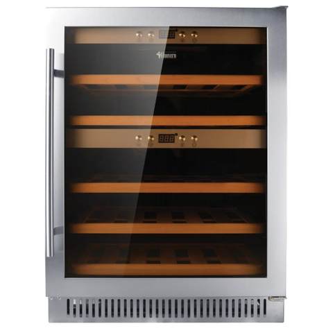 Omcan WC-CN-0040-D - Dual Zone Wine Cooler - 40 Bottles