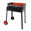 Omcan CE-IT-0128 - 24" Commercial Outdoor Charcoal Grill with Wheels