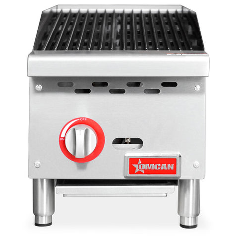 Omcan CE-CN-CB12M - 12" Gas Radiant Charbroiler - 35,000 BTU