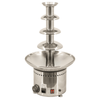 Omcan CF-CN-0004 - 4-Tier Stainless Steel Chocolate Fountain - 8.8 lb Chocolate Capacity