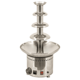 Omcan CF-CN-0004 - 4-Tier Stainless Steel Chocolate Fountain - 8.8 lb Chocolate Capacity