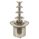 Omcan CF-CN-0004 - 4-Tier Stainless Steel Chocolate Fountain - 8.8 lb Chocolate Capacity