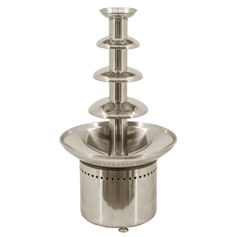 Omcan CF-CN-0004 - 4-Tier Stainless Steel Chocolate Fountain - 8.8 lb Chocolate Capacity