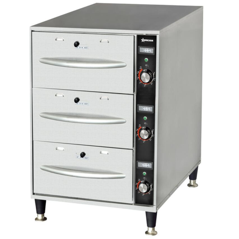 Omcan FW-CN-0003 - Food Drawer Warmer with Three Drawers