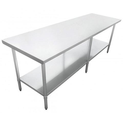 Omcan - Standard Stainless Steel Work Table with Undershelf - 30" Deep