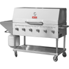Omcan CE-CN-0048-S - 47" Mobile Commercial Outdoor Grill